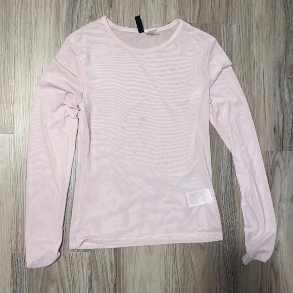 Sheer Long Sleeve Top